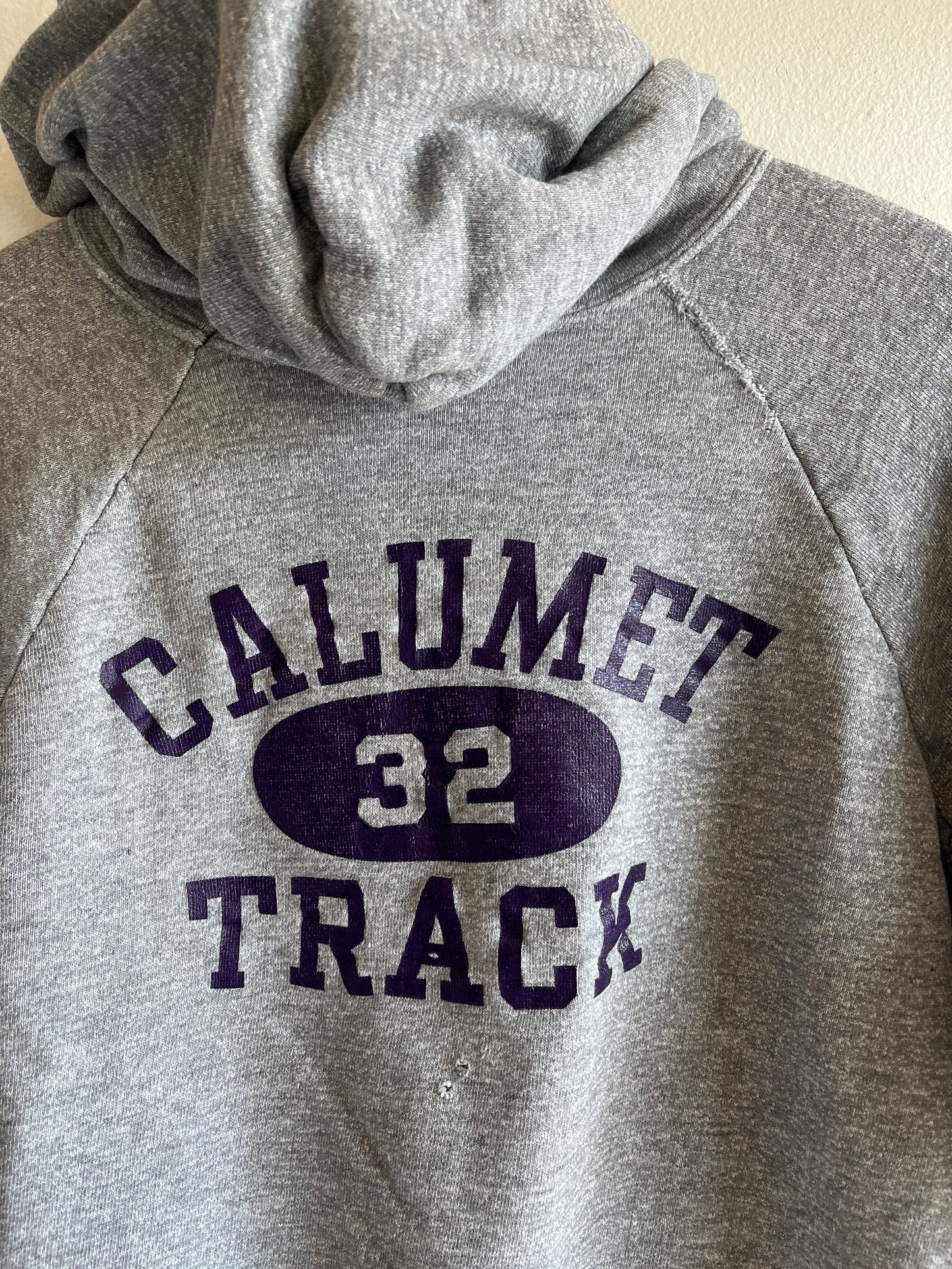 Vintage 1960/1970’s Calumet Track Hooded Sweatshirt - La Lovely Vintage