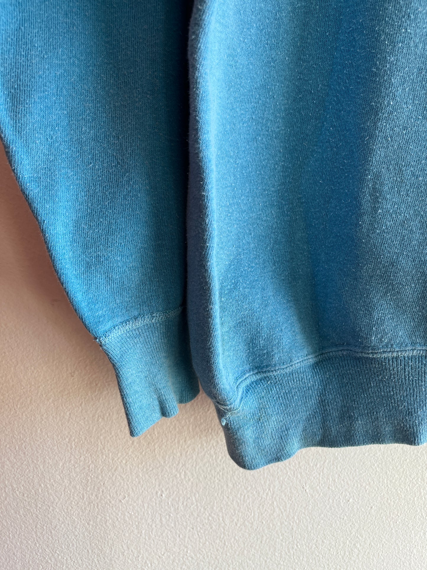 Vintage 1960/70’s Sky Blue Sweatshirt - La Lovely Vintage