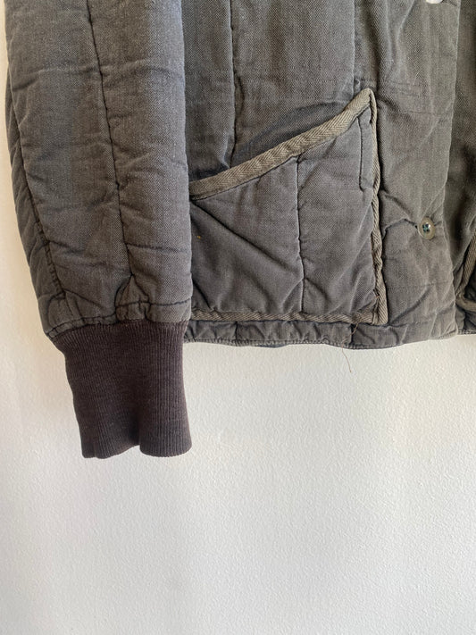 Vintage 1960’s Overdyed Czech Cotton Military Liner Jacket