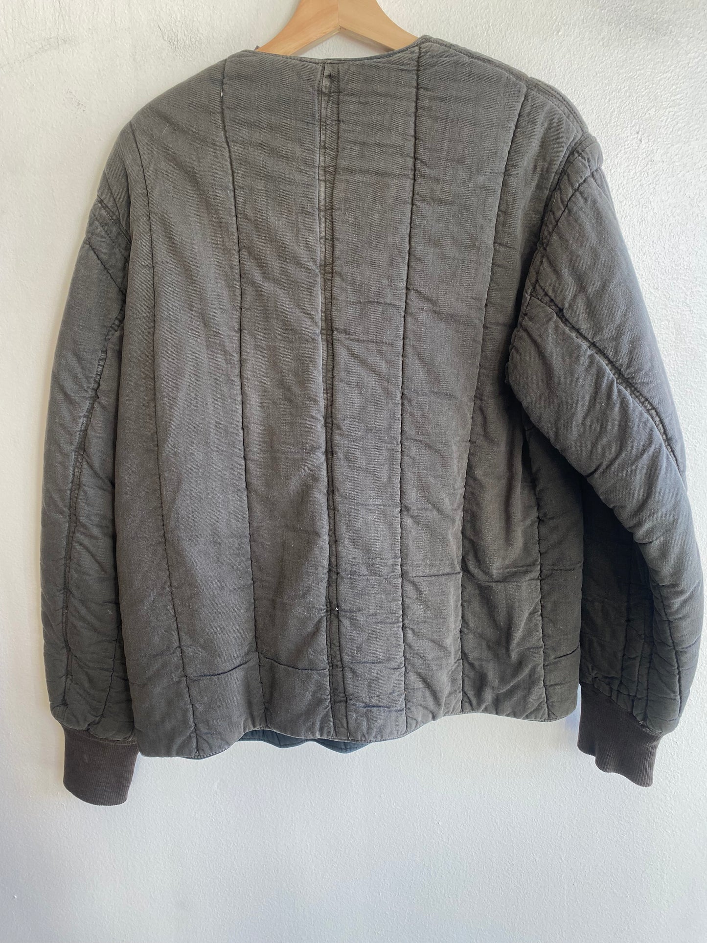 Vintage 1960’s Overdyed Czech Cotton Military Liner Jacket