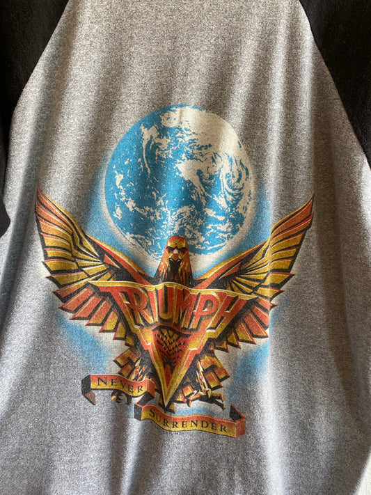 Vintage 1983 Triumph Raglan Sleeve Tour T-Shirt - La Lovely Vintage