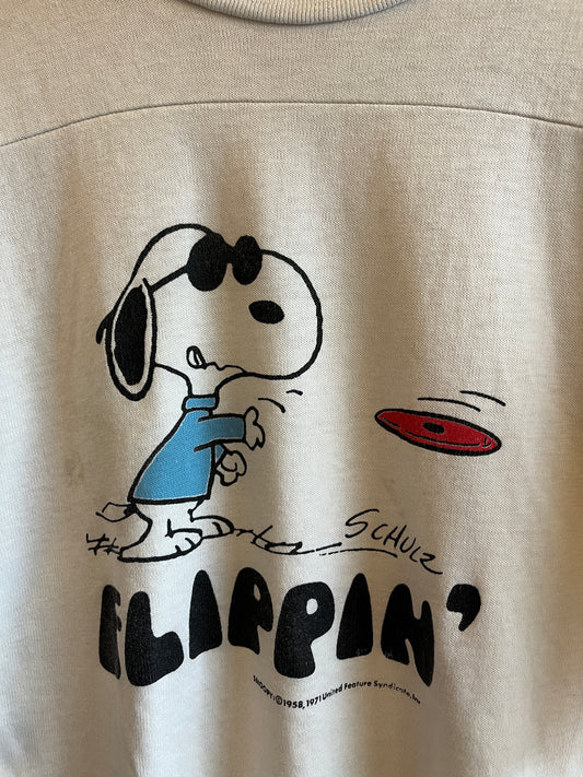 Vintage 1970’s Snoopy “Flippin’” Jersey T-Shirt - La Lovely Vintage