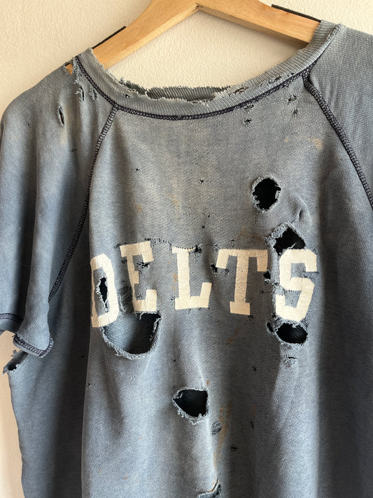 Vintage 1950’s Phi Delta Gamma Short Sleeve Sweatshirt