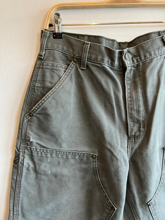 Vintage 1990’s Carhartt Double Knee Canvas Work Pants