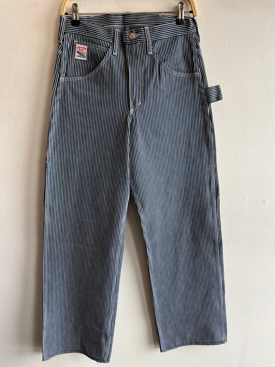 Vintage Deadstock 1970's Pointer Hickory Striped Denim Carpenter