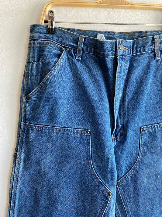 Vintage Y2K Carhartt Denim Double Knee Work Jeans