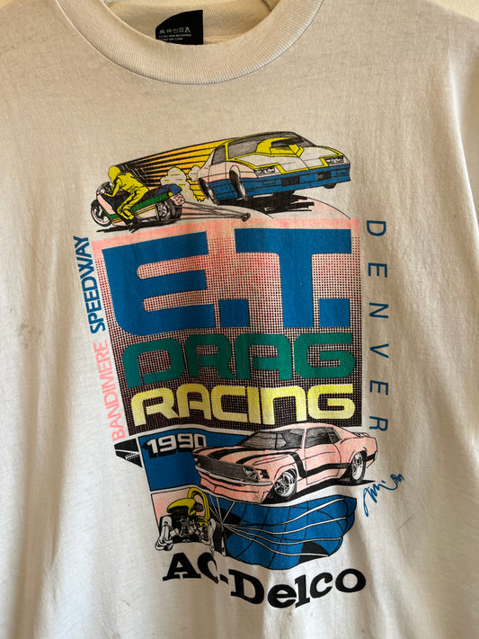 Vintage 1990 Drag Racing T-Shirt
