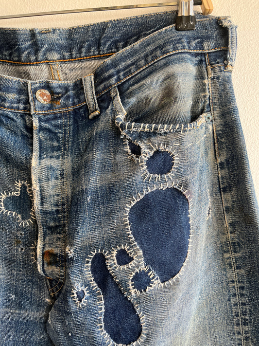 Vintage 1960’s Levi’s “Big E” 501 Selvedge Denim Jeans - La Lovely Vintage