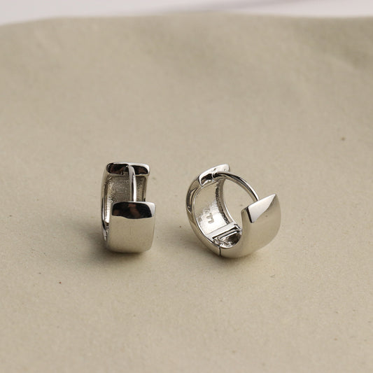 Chunky Huggie Hoops By La Lovely - La Lovely Vintage
