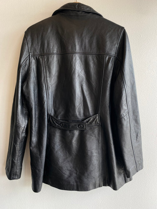 Vintage 90's Maxima Wilsons Black Leather Jacket