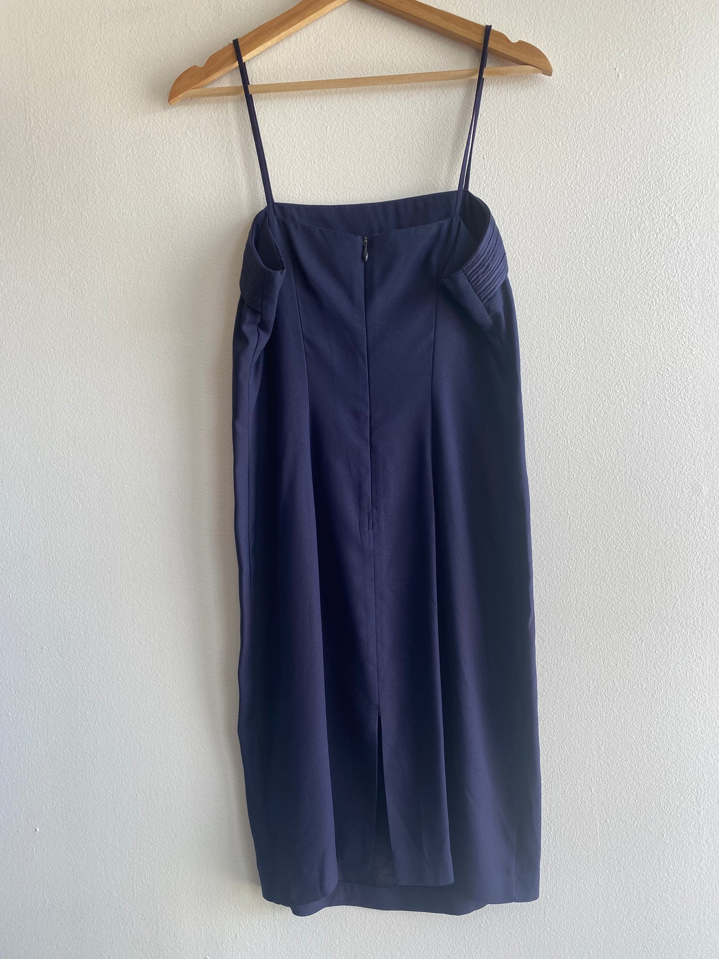 Vintage 90's Navy Blue Mini Dress - La Lovely Vintage