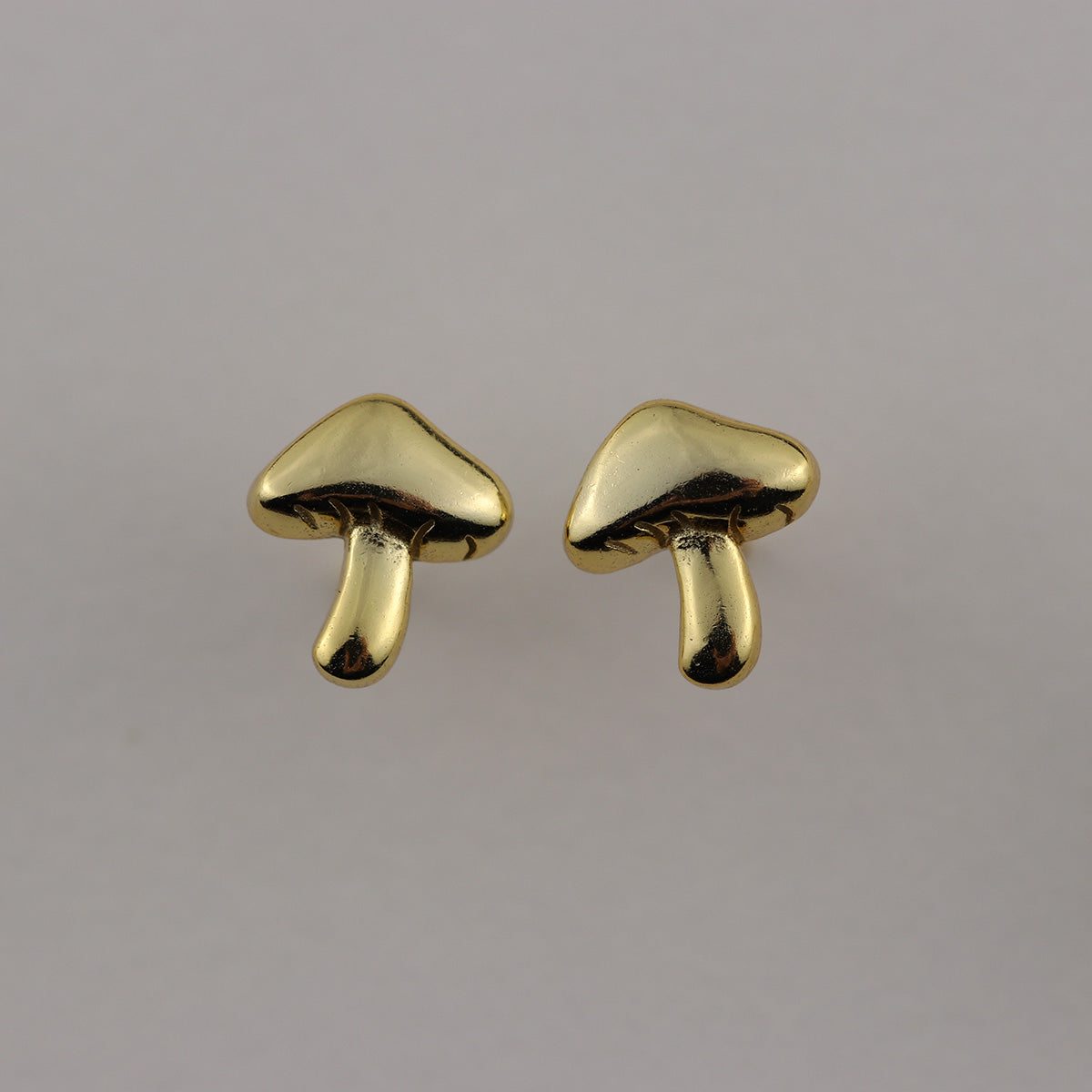 Mushroom Stud Earrings By La Lovely - La Lovely Vintage