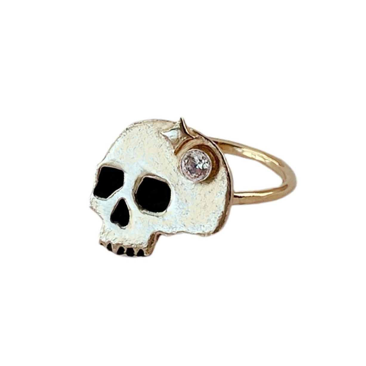 Therese Kuempel - Skull Ring - La Lovely Vintage