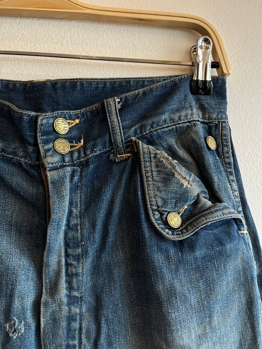 Vintage 1950’s Headlight “Headies” Denim Jeans - La Lovely Vintage