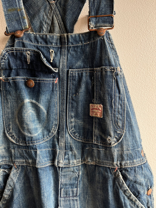 Vintage 1930/40’s Super Big Mac Denim Overalls - La Lovely Vintage