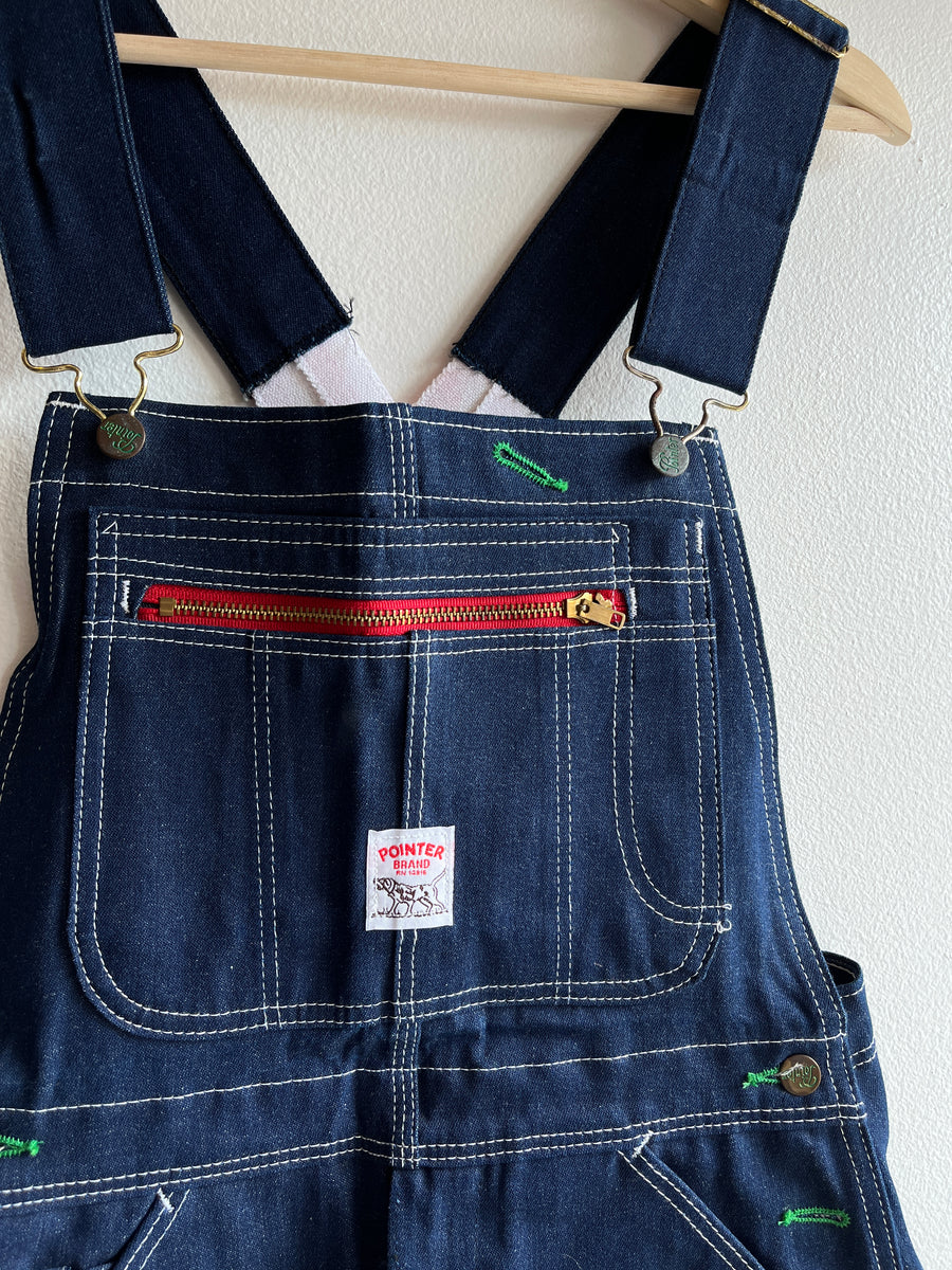 Vintage Overalls 1980s Pointer Brand Classic Overalls Coverall Retro  Suspender Made in USA Low Back Bib Overalls 29 32 Waist Medium Large -   Denmark