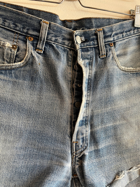 Vintage 1970’s Levi’s 501 Selvedge Denim Shorts