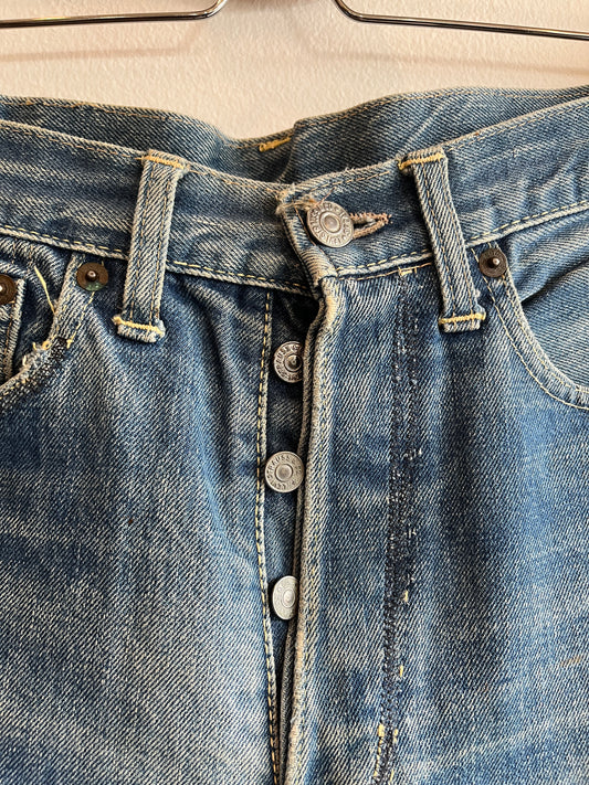 Vintage 1960’s Levi’s “Big E” 501 Selvedge Denim Shorts