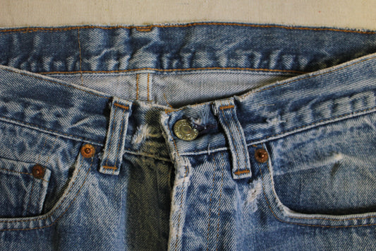 Vintage 1980's Levis 501 Selvedge Denim Jeans - La Lovely Vintage