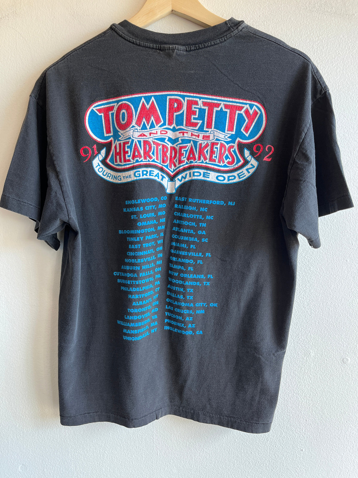 Vintage 1991 Tom Petty and the Heartbreakers Tour T-Shirt - La Lovely Vintage