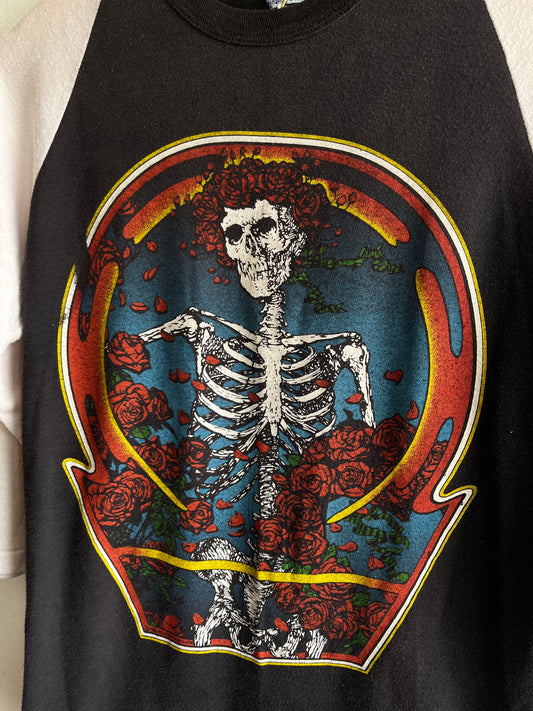 Vintage 1980 Grateful Dead 3/4 Sleeve T-Shirt - La Lovely Vintage