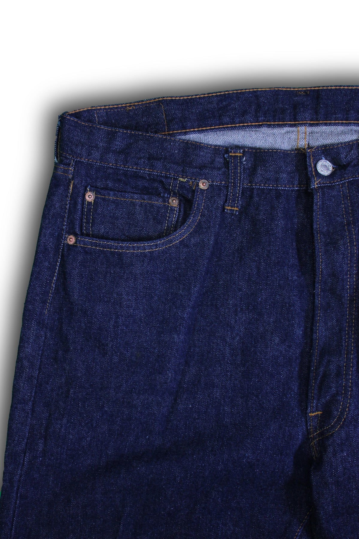 Vintage 1970's Levis 501 Dark Selvedge Denim Jeans - La Lovely Vintage