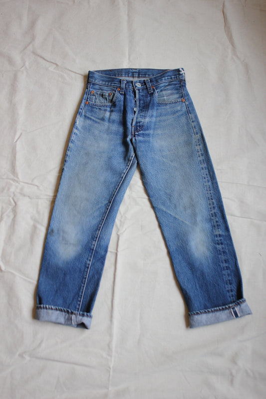 Vintage 1980's Levis 501 Selvedge Denim Jeans - La Lovely Vintage