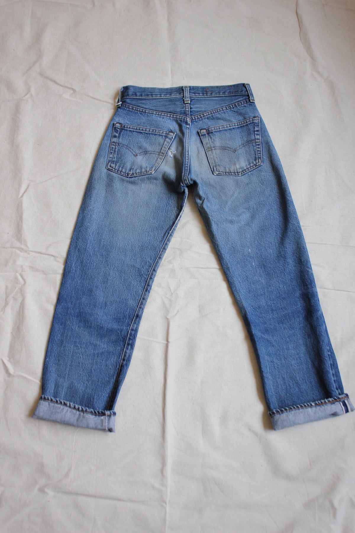 Vintage 1980's Levis 501 Selvedge Denim Jeans - La Lovely Vintage