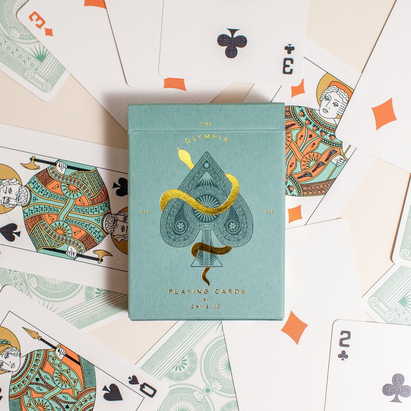 Cai and Jo - The Olympia Playing Cards - La Lovely Vintage