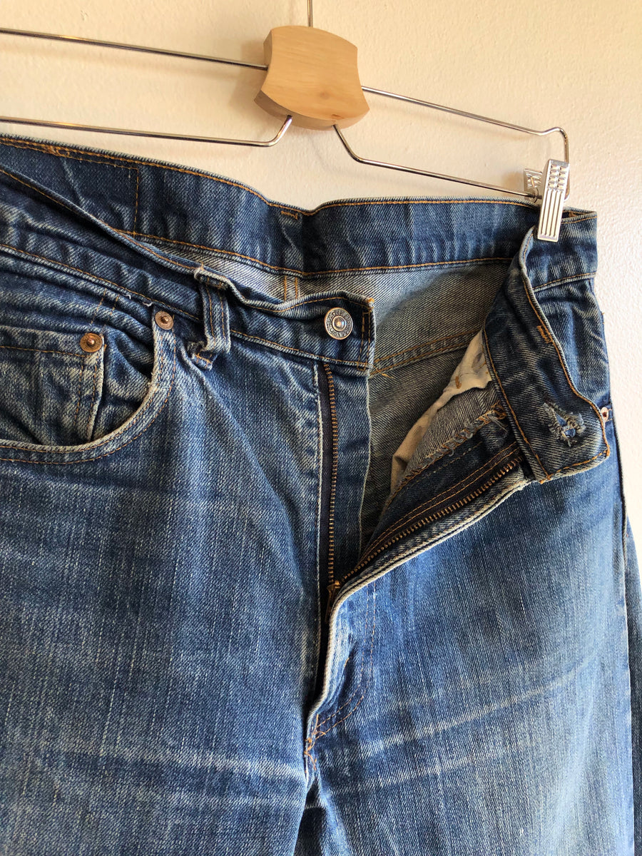 Vintage 1970's Levi's 505 Single Stitch Denim Jeans – La Vintage 1970's Levi's 505 Single Stitch Denim Jeans – La