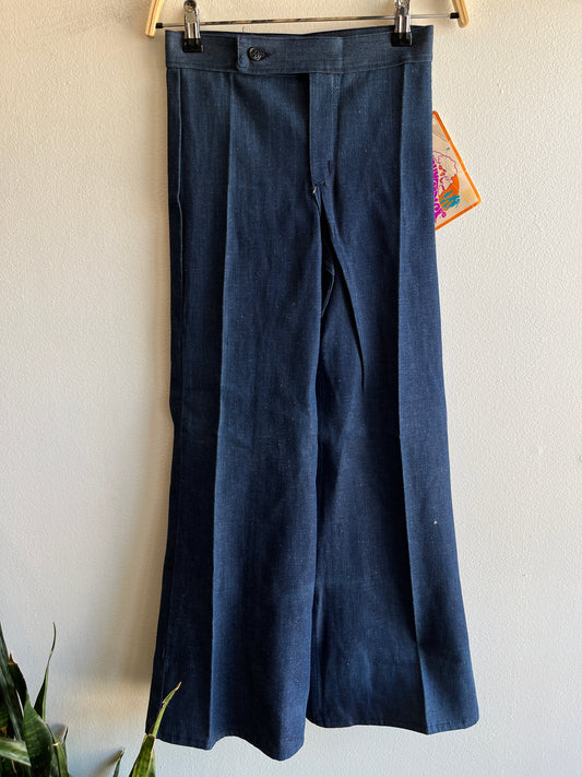 Vintage 1970’s “Young Maverick” Bell Bottom Denim Jeans - La Lovely Vintage