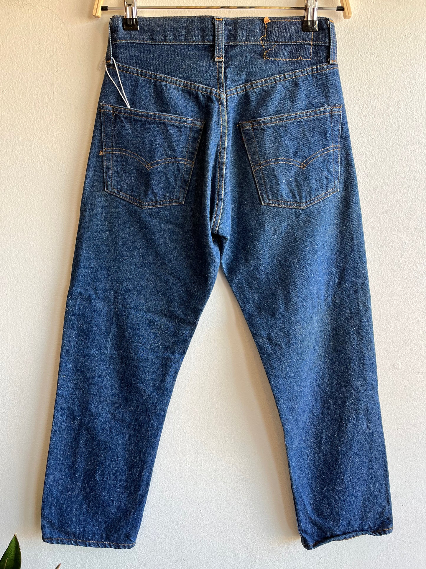 Vintage 1980’s Levi’s 501 Dark Denim Jeans - La Lovely Vintage
