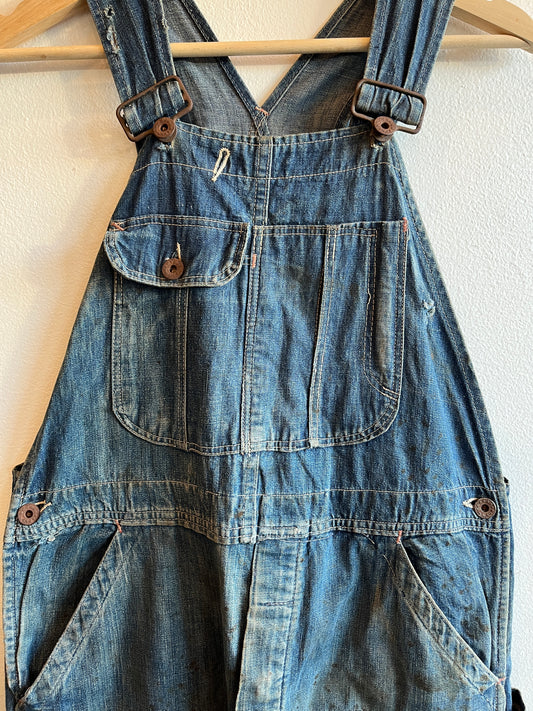 Vintage 1940’s Unbranded Denim Overalls - La Lovely Vintage