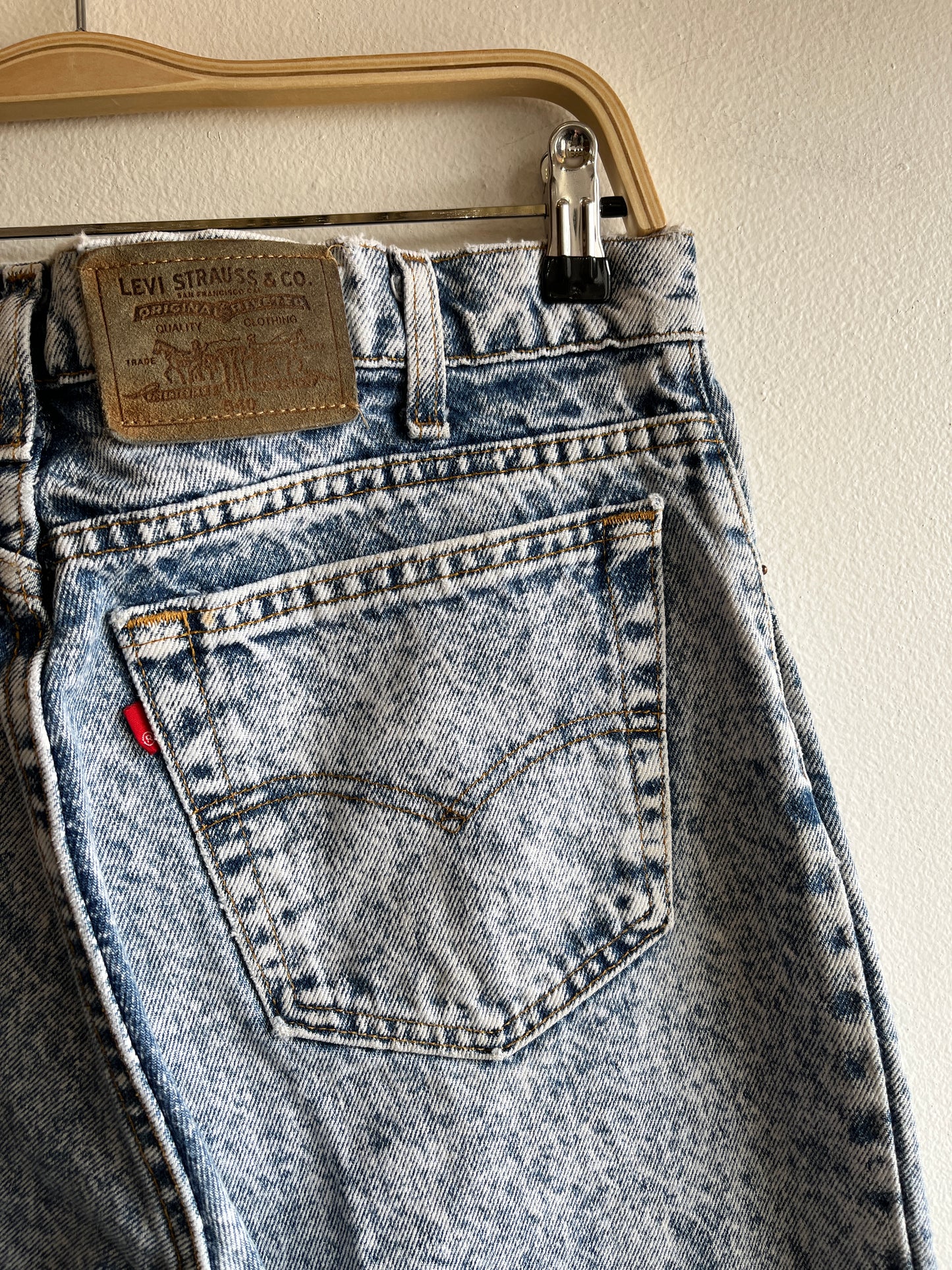 Vintage 1980’s Levi’s 540 Acid Wash Denim Jeans - La Lovely Vintage