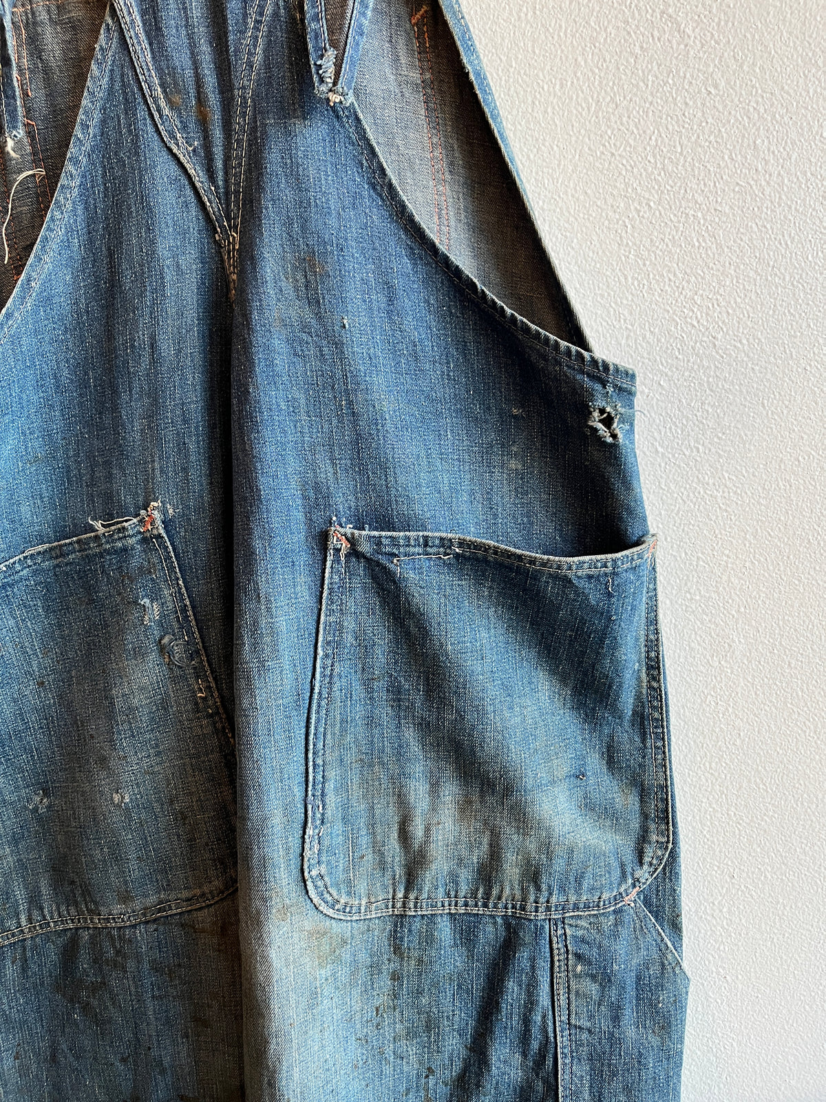 Vintage 1940’s Unbranded Denim Overalls - La Lovely Vintage