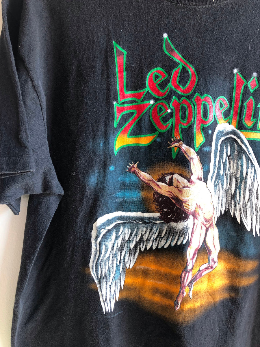 Vintage 1980's Led Zeppelin “Swan Song” Tour T-Shirt – La Lovely