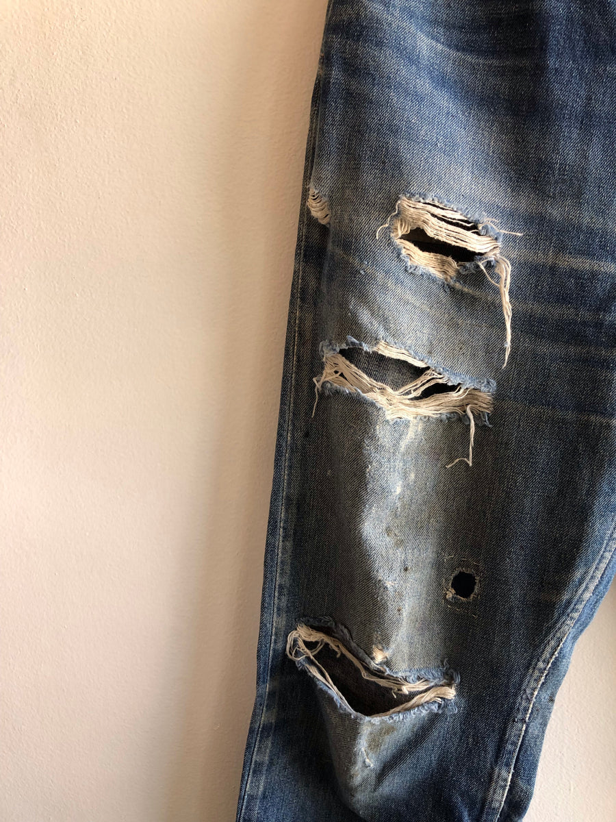 Vintage 1950’s Foremost HalfSelvedge Denim Jeans La Lovely Vintage