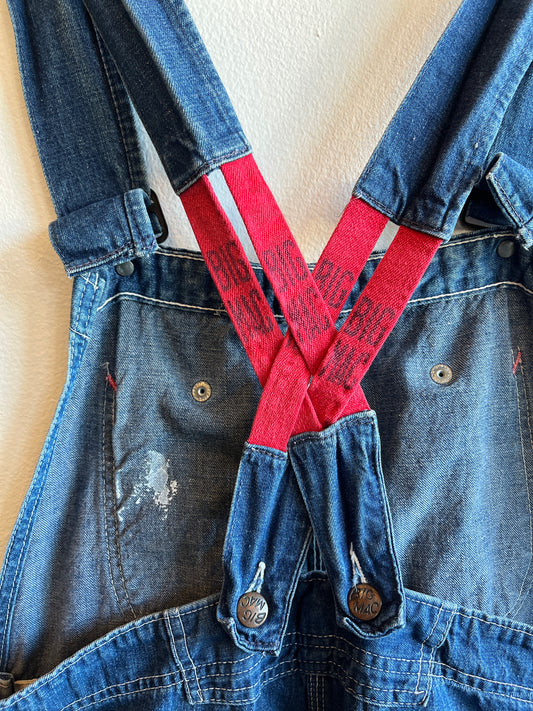 Vintage 1960/1970’s Big Mac Lowback Denim Overalls