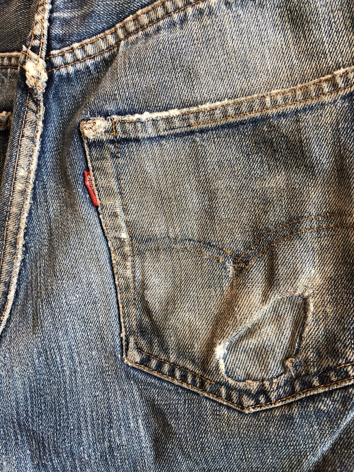 Vintage 1960’s Levi’s “Big E” 501 Selvedge Denim Jeans - La Lovely Vintage