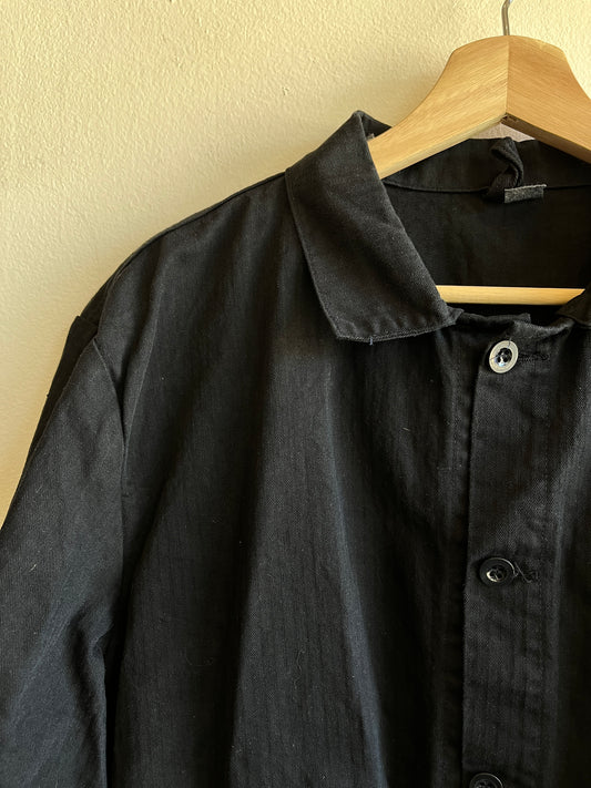 Vintage 1960’s Black HBT French Chore Coat