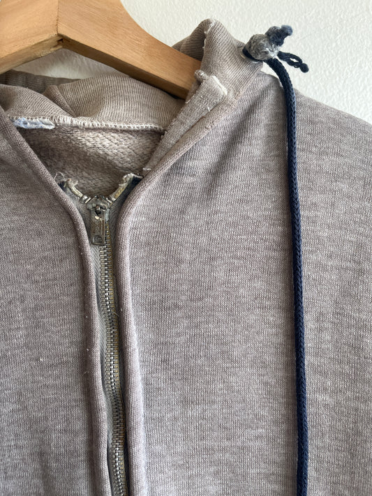 Vintage 1960/70’s Hooded Zip-Up Sweatshirt