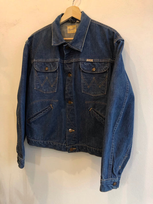 Vintage 1960’s Wrangler Sanforized 24MJ Selvedge Denim Jacket - La Lovely Vintage