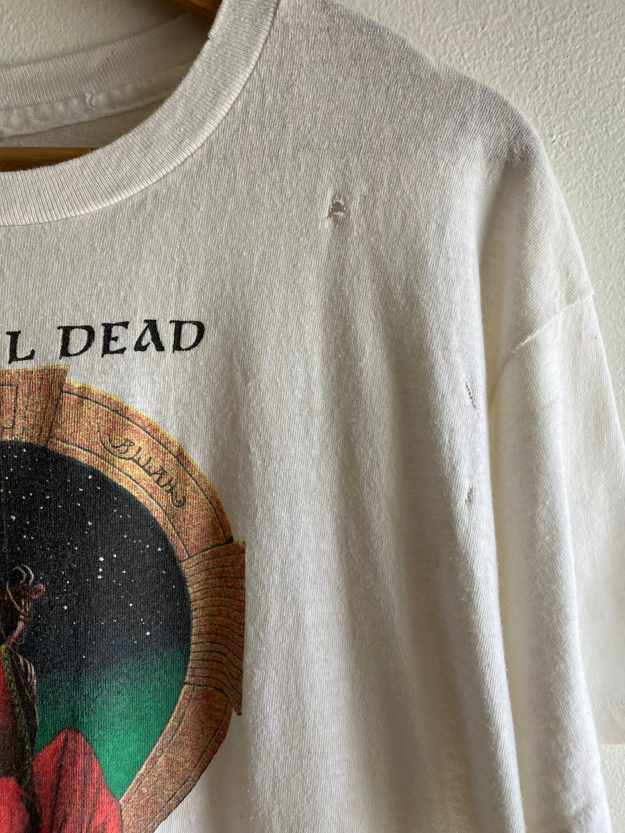 Vintage 80's Grateful Dead T-Shirt // Blues for Allah // Flame