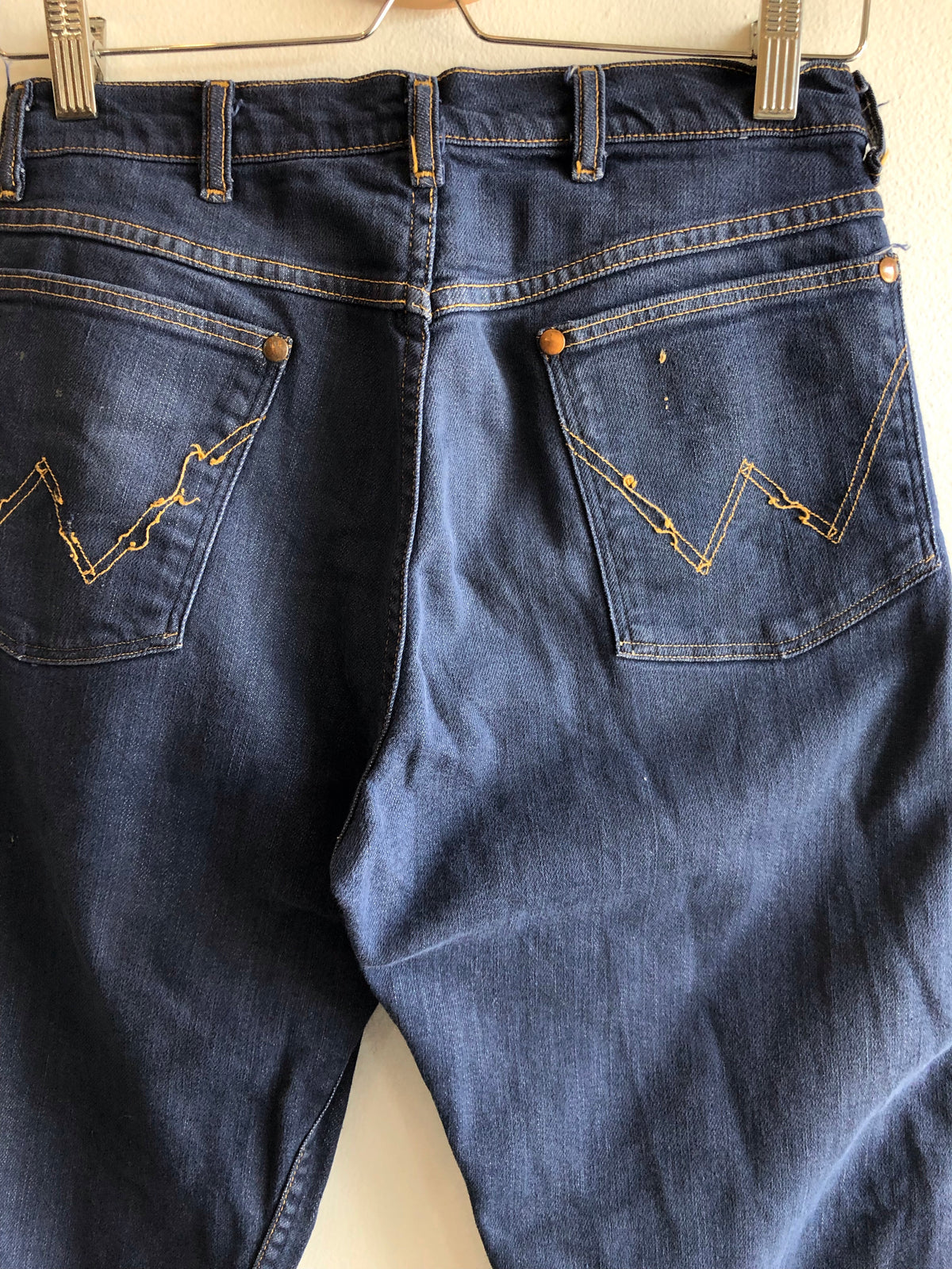Vintage 1950’s Wrangler Blue Bell Dark Denim Jeans - La Lovely Vintage