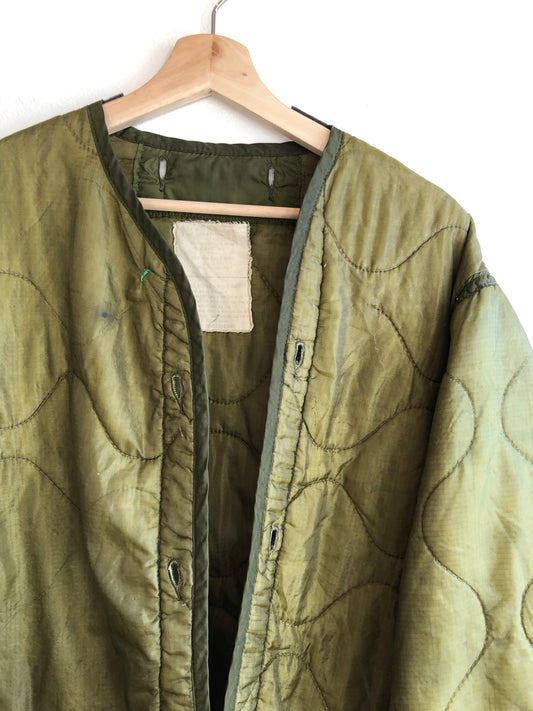 Vintage 1980’s Military Quilted Liner - La Lovely Vintage