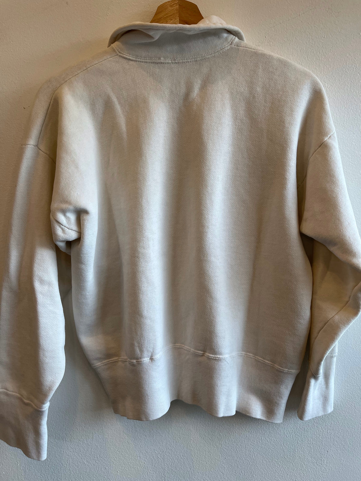 Vintage 1950’s “Turlock” Embroidered Quarter-Zip Sweatshirt