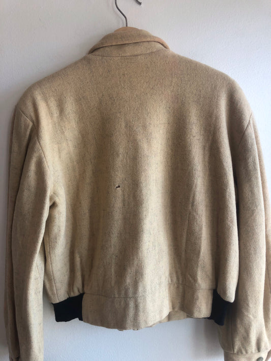 Vintage 1940/50’s Two-Tone Wool Ricky Jacket - La Lovely Vintage