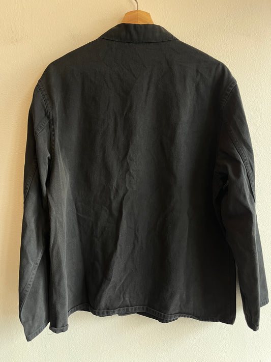Vintage 1970/80’s Black French Chore Coat - La Lovely Vintage