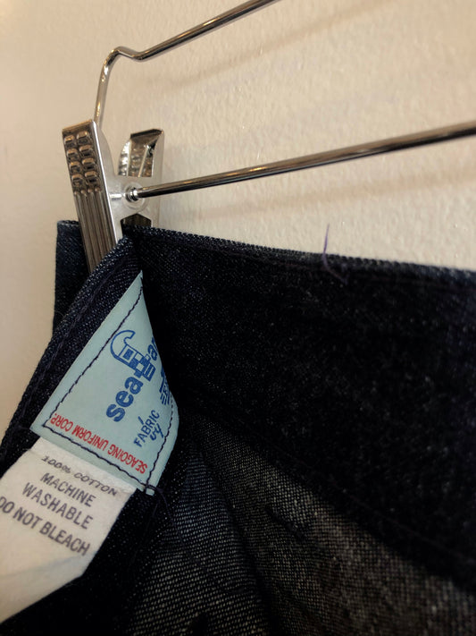 Vintage Deadstock 1970’s Seafarers Denim U.S. Navy Dungarees - La Lovely Vintage