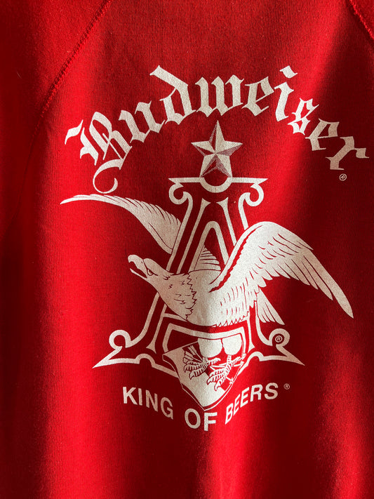 Vintage 1970’s Deadstock Budweiser Shirt Sleeve Sweatshirt - La Lovely Vintage